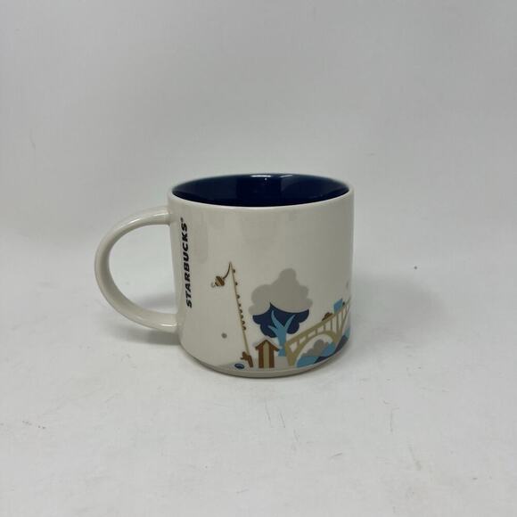 Starbucks Been There Series Twin Cities Minnesota 14oz Coffee Mug Cup - Picture 2 of 6